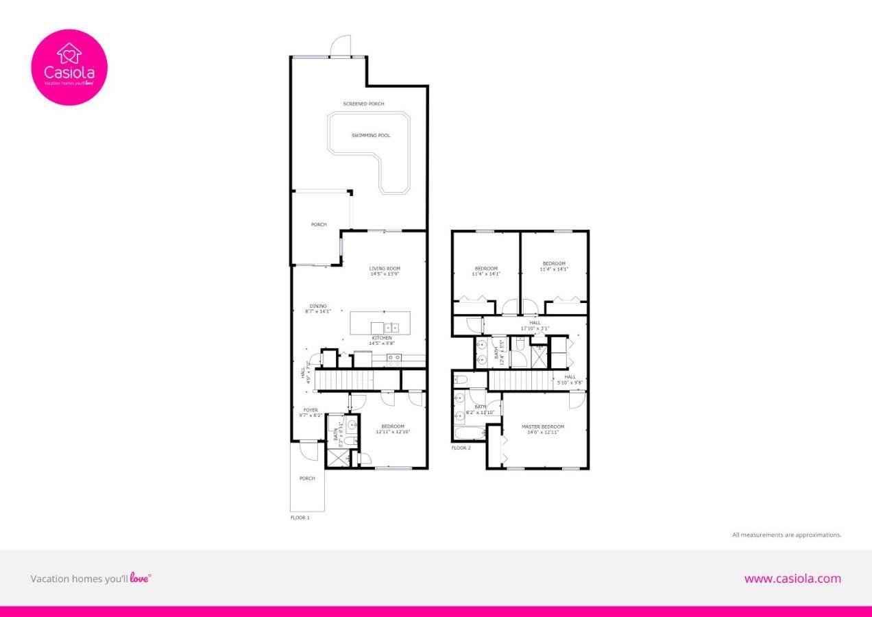 Modern Townhome Wprivate Pool Free Water Park Kissimmee Eksteriør billede